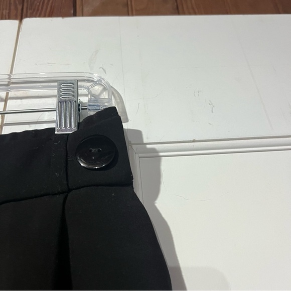 Zara TRF Pleated Wide-Leg Pants Black Size Small - Picture 4 of 9